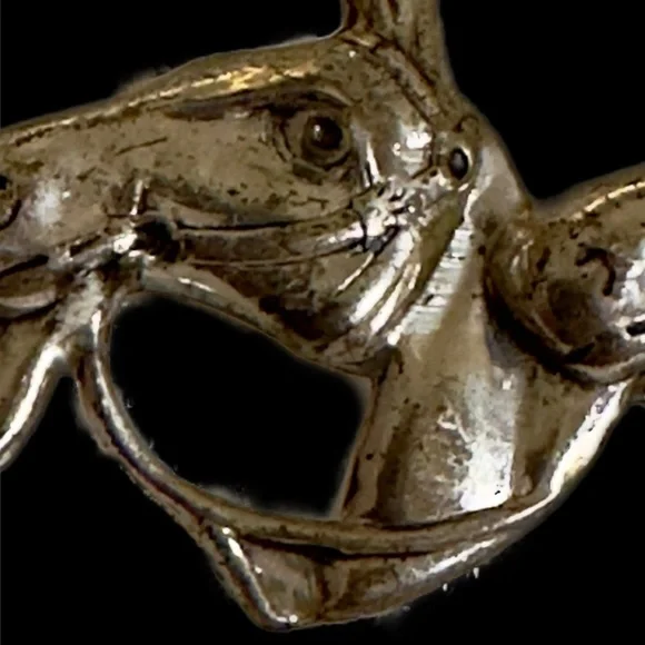 Vintage Sterling Silver Equestrian Pin 1950’s -1960s
Maker’s Mark STERLING LONG - Picture 3 of 6